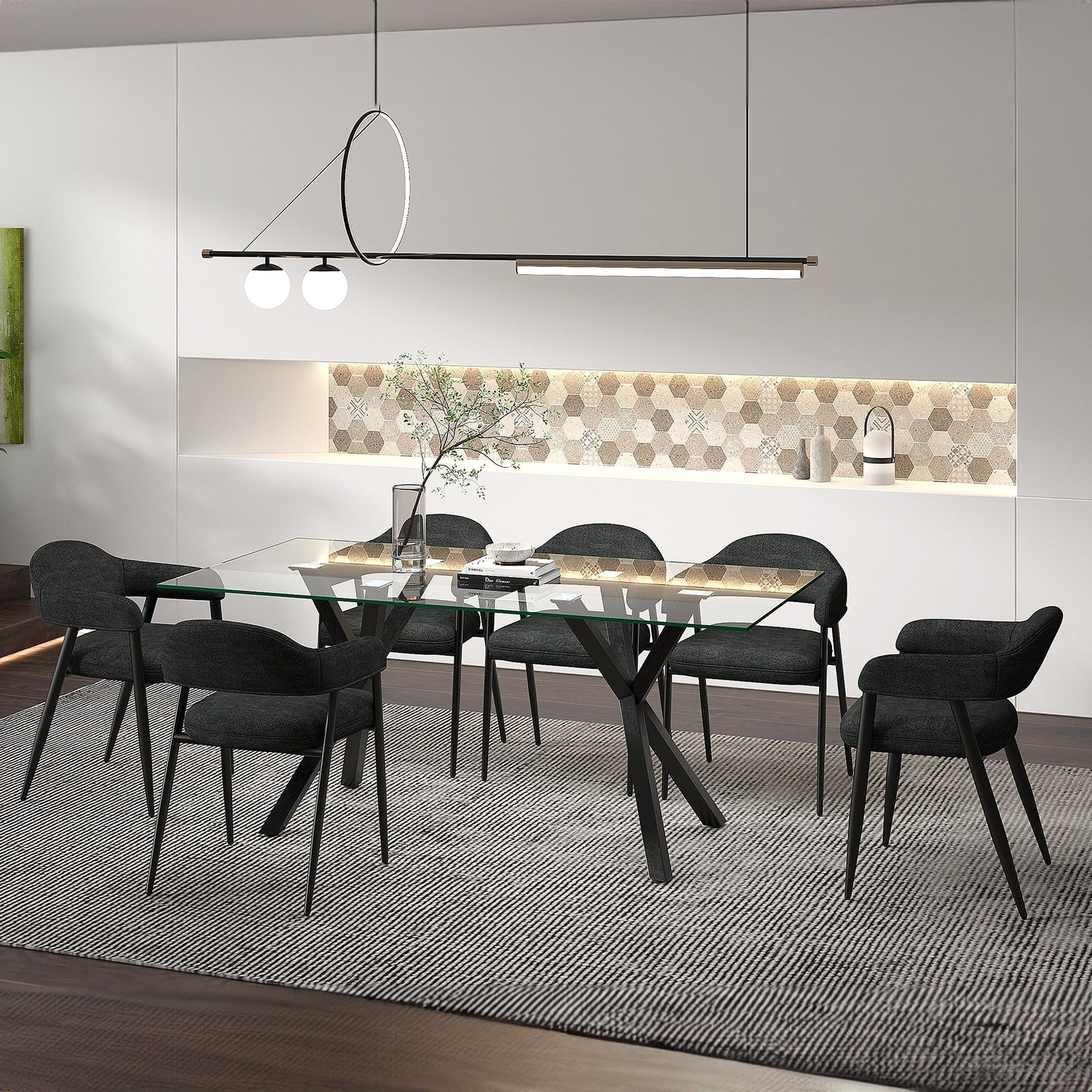 Stark Bk_Archer Ch 7pc Dining Set