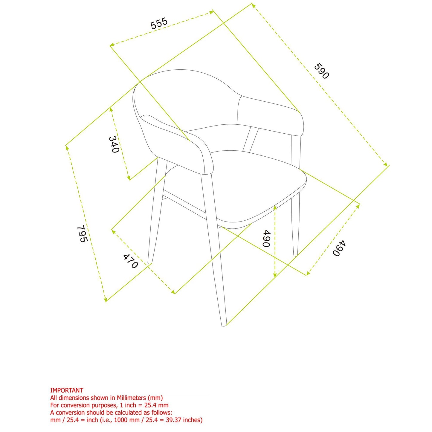 Stark Bk_Archer Ch 7pc Dining Set