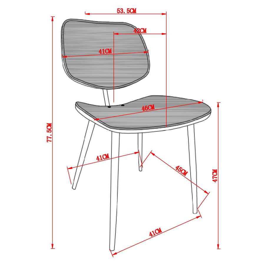 Virag/Capri 7pc Dining Set in Natural with Light Grey Chair