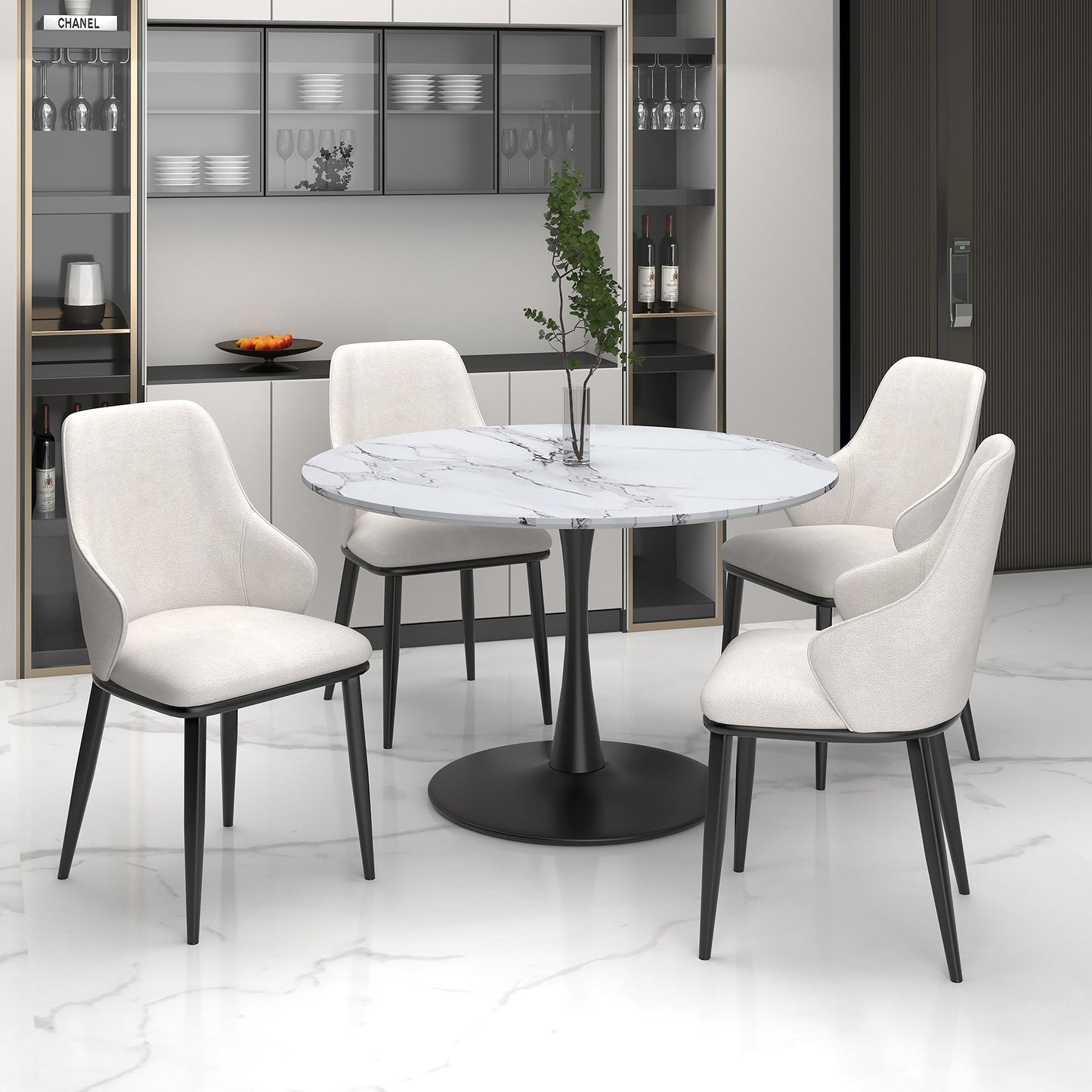 Zilo Small_Bk_Kash Beg 5pc Dining Set
