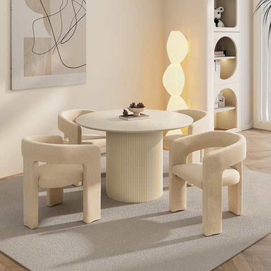 Tovas Rnd Iv_Amara Beg 5pc Dining Set