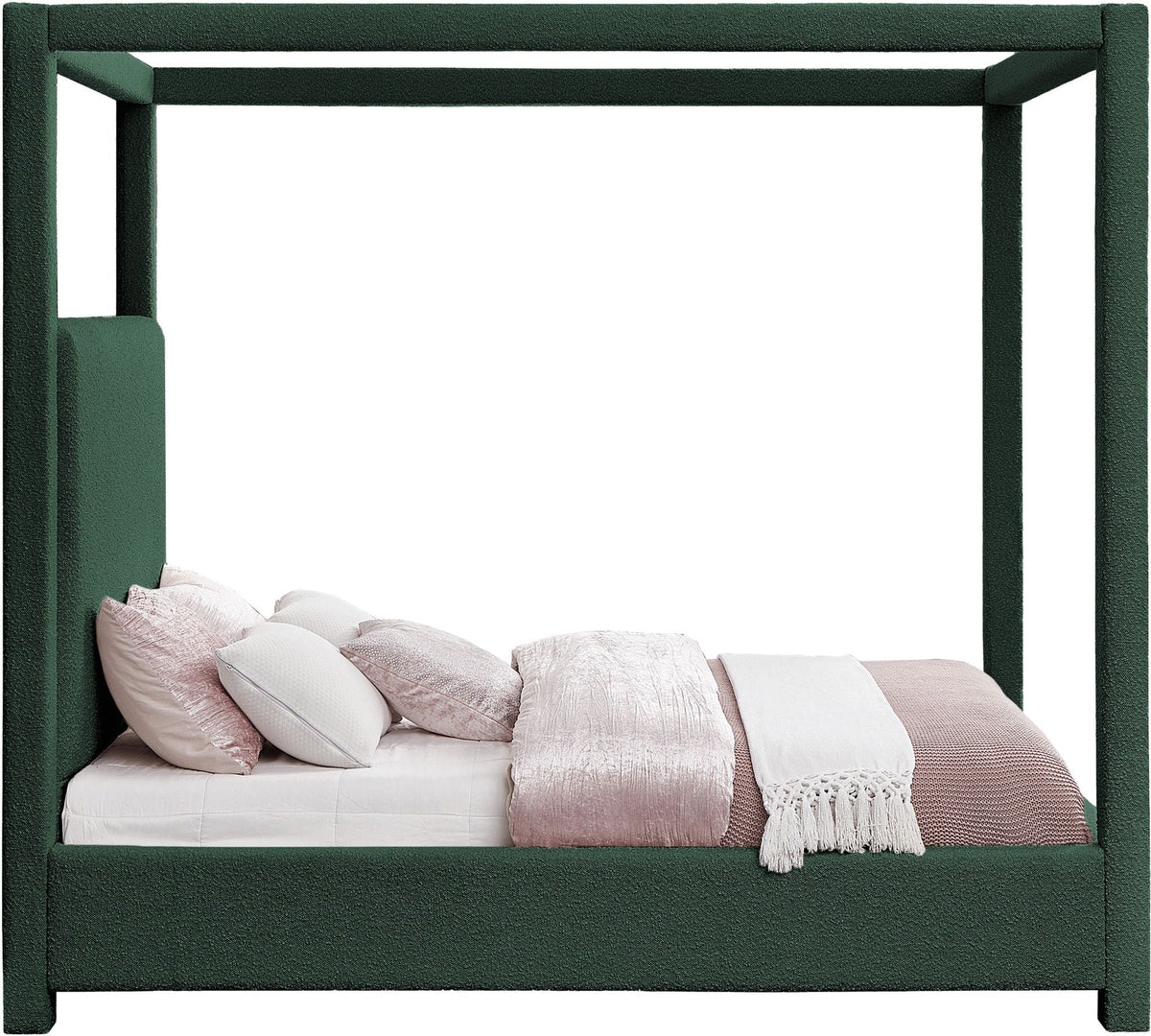 Eden - Boucle Fabric Upholstered Bed
