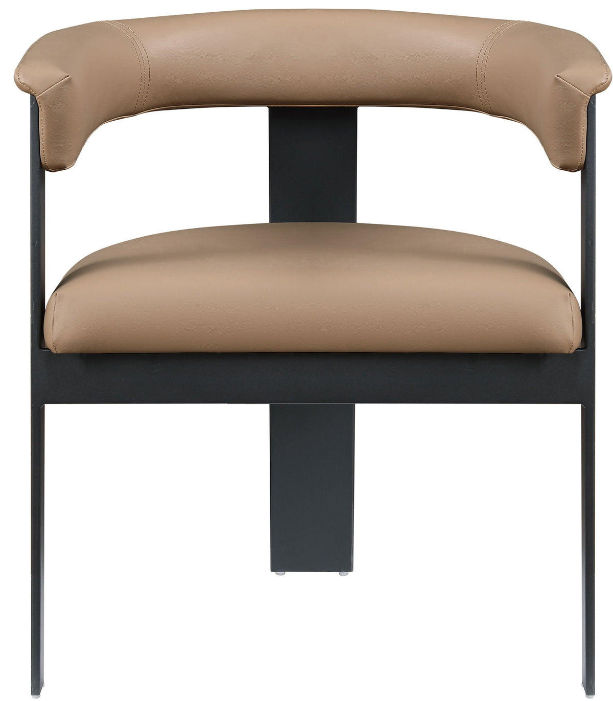 Romeo - Faux Leather Dining Chair With Black Base (Set of 2)