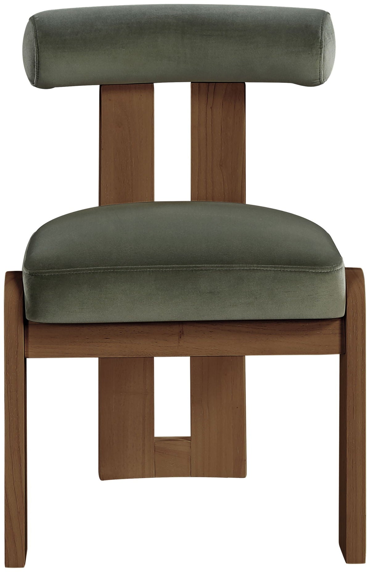 Arienzo - Performance Fabric Upholstered Dining Chair (Set of 2) - Walnut Base