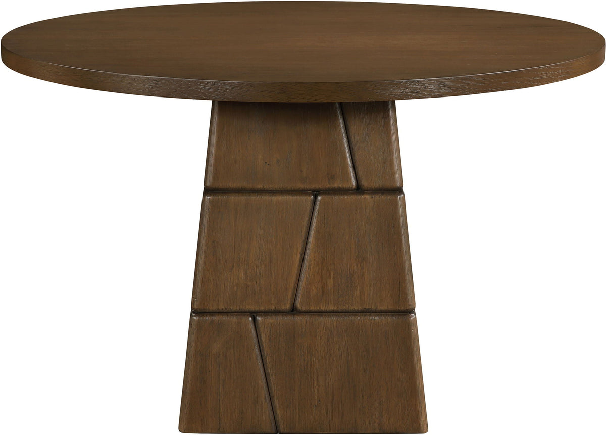 Tavio - 48" Oak Veneer And Solid Wood Dining Table