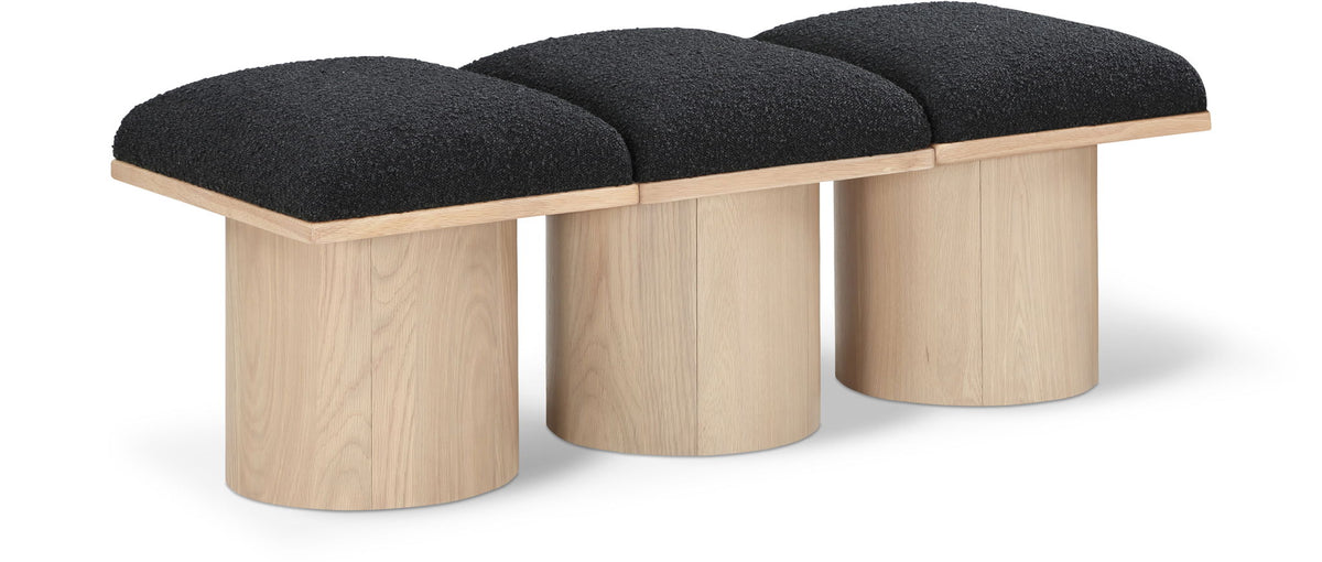 Pavilion - 3 Piece Modular Bench With Natural Base