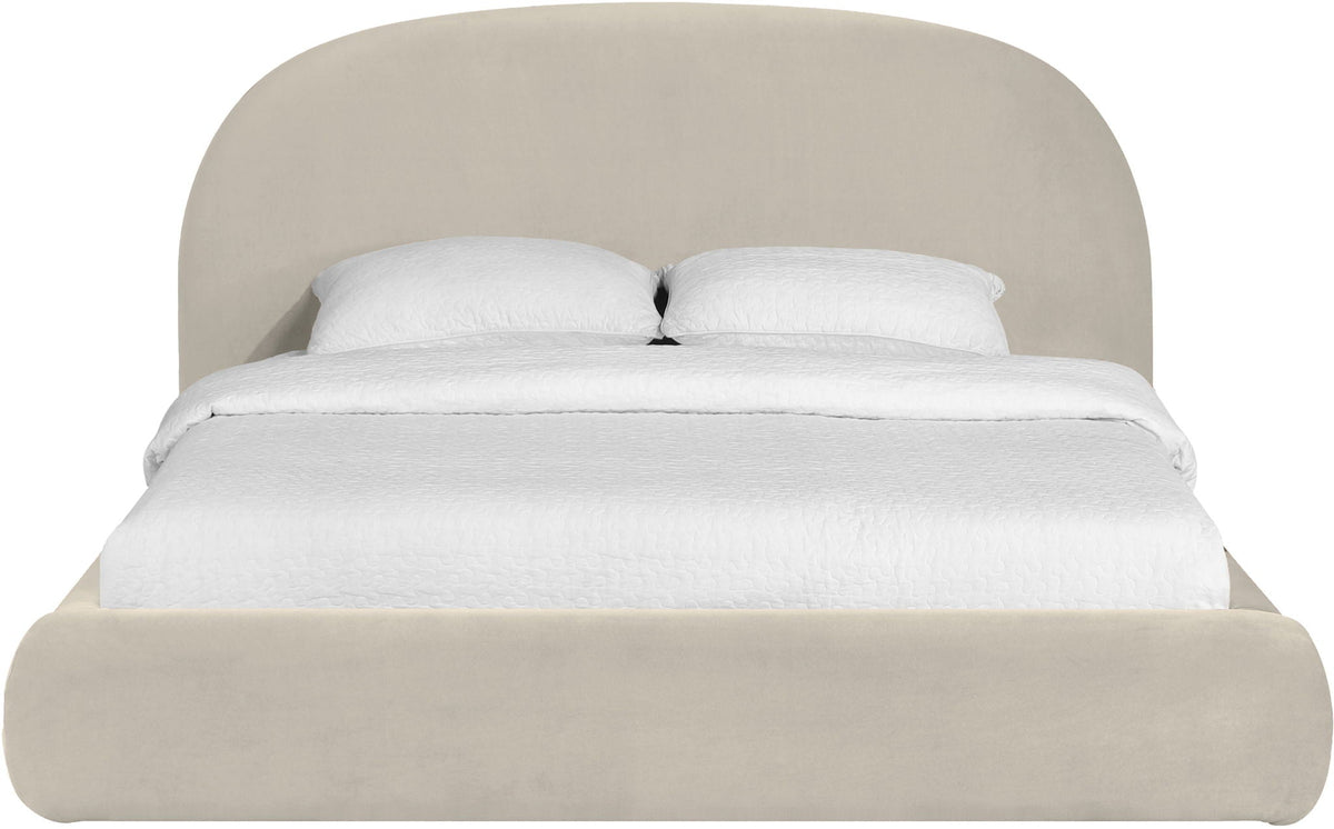 Celine - Upholstered Bed - Cream