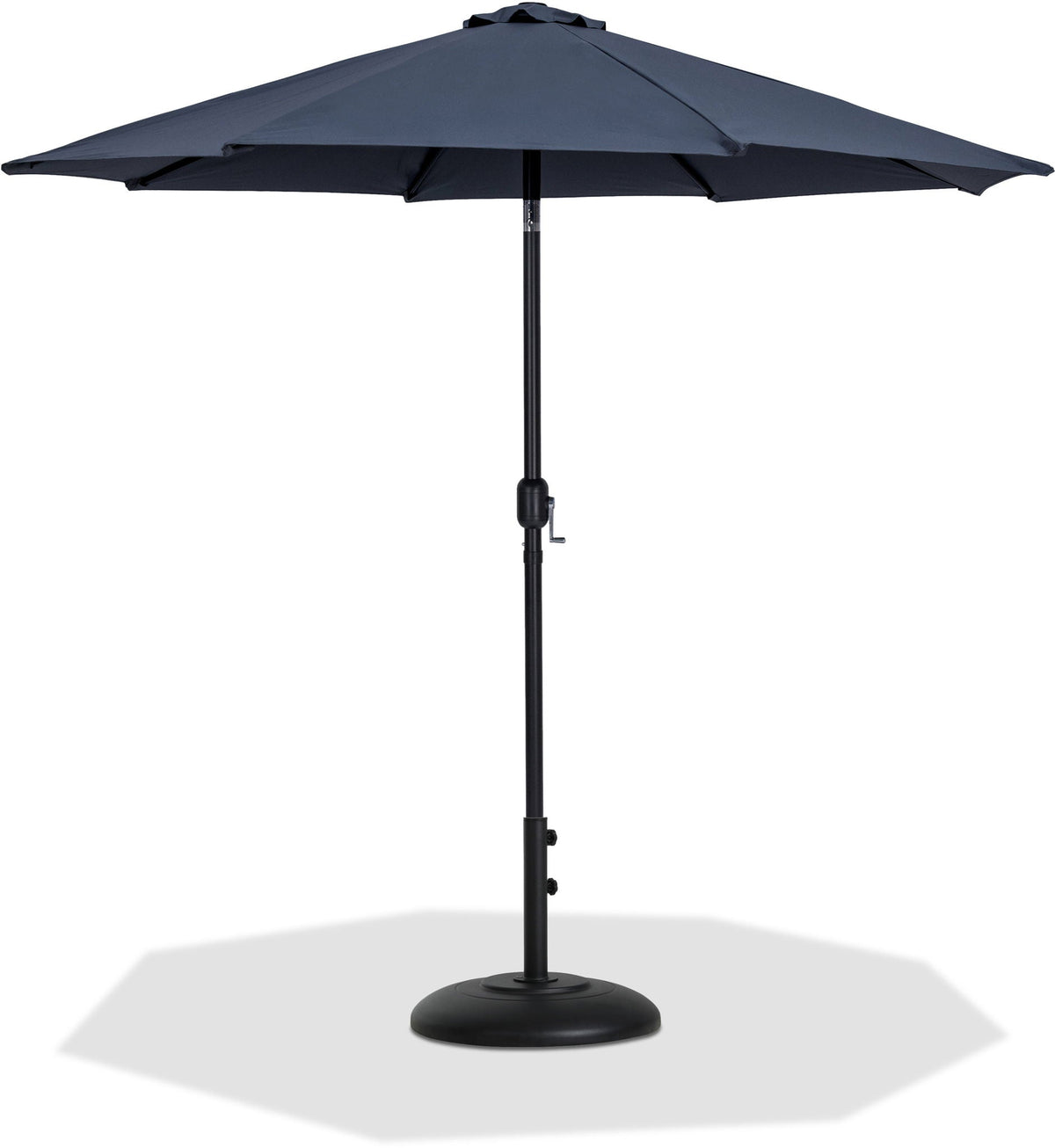 Fiji - Aluminum Patio Umbrella With Round Black Base