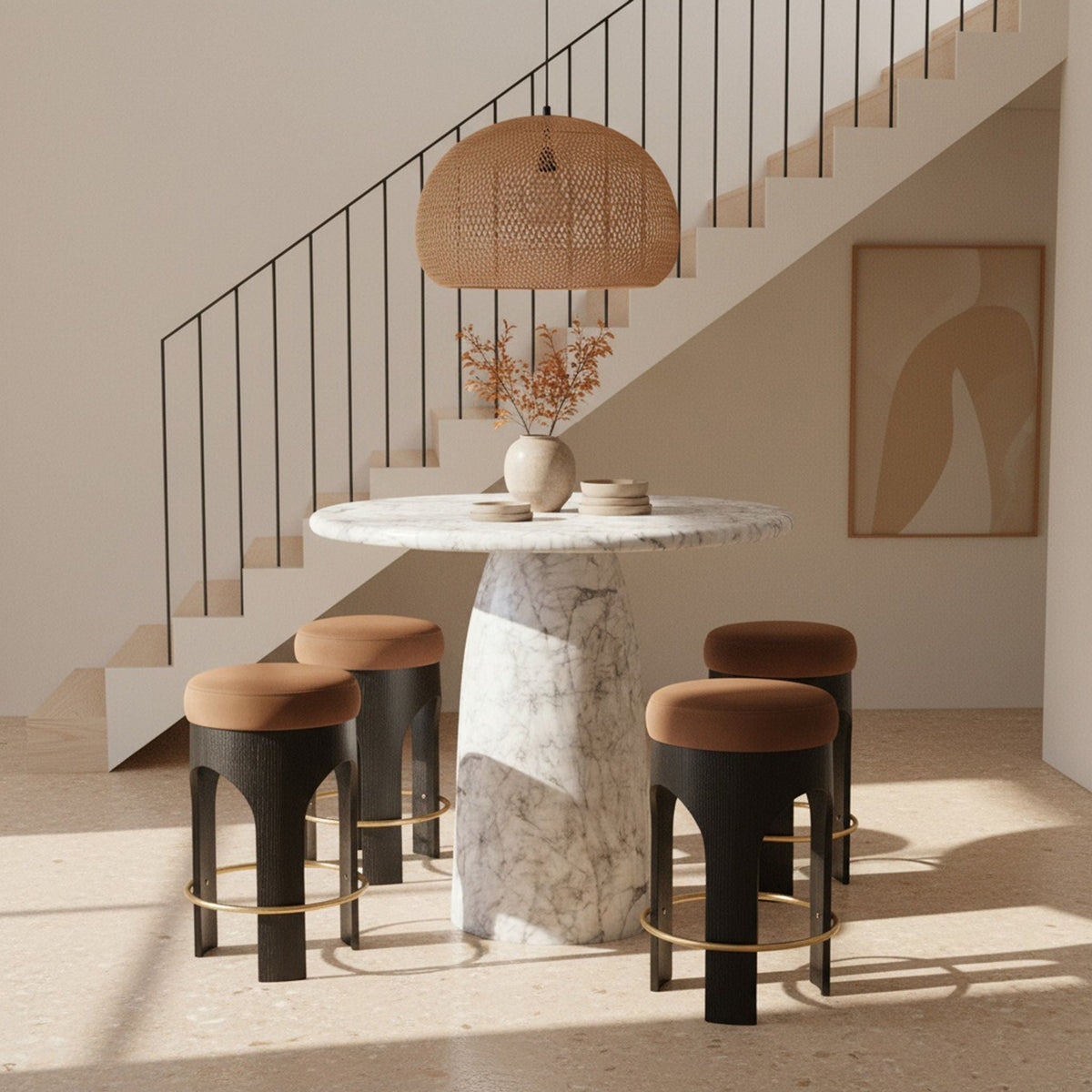 Cosenza - Concrete Indoor / Outdoor Bar Table