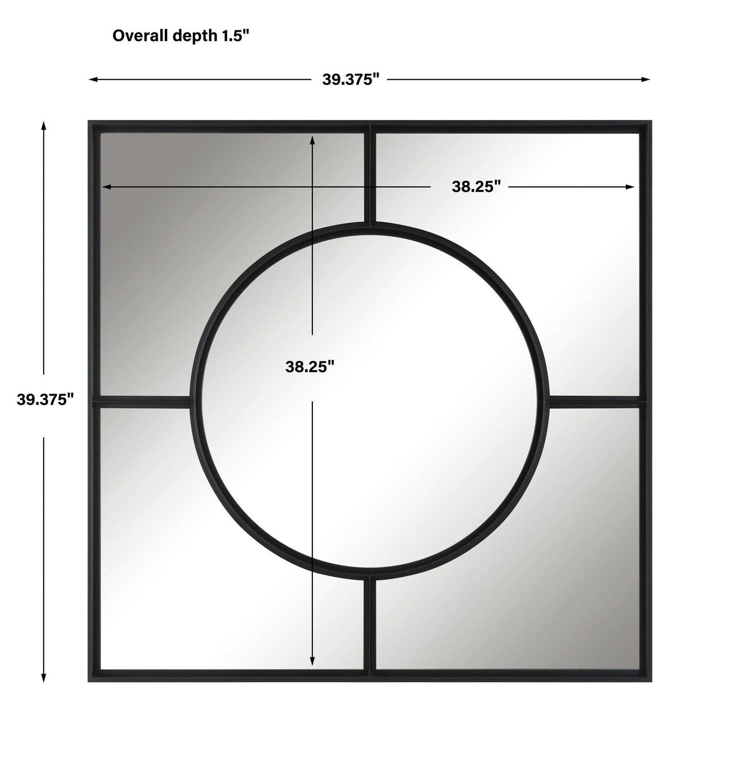 Spurgeon - Square Window Mirror