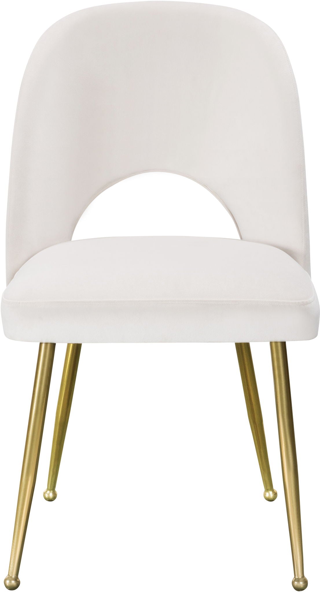 Logan - Dining Chair (Set of 2) - Gold Legs