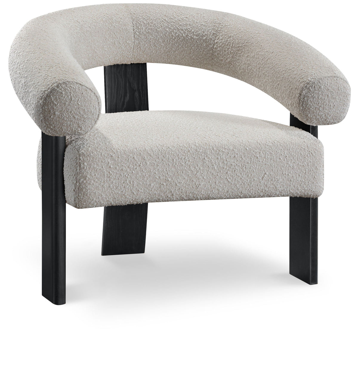 Winston - Accent Chair With Black Legs