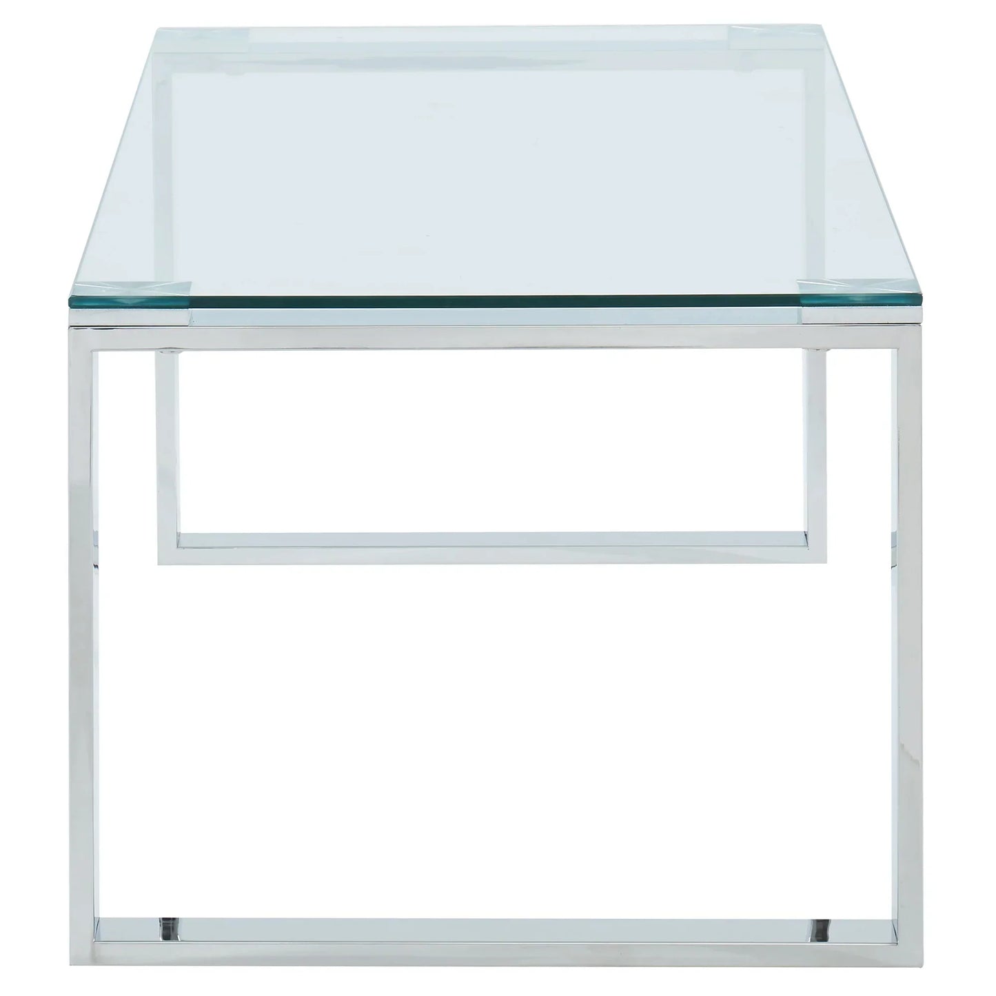 Zevon Coffee Table in Silver - Furniture Depot