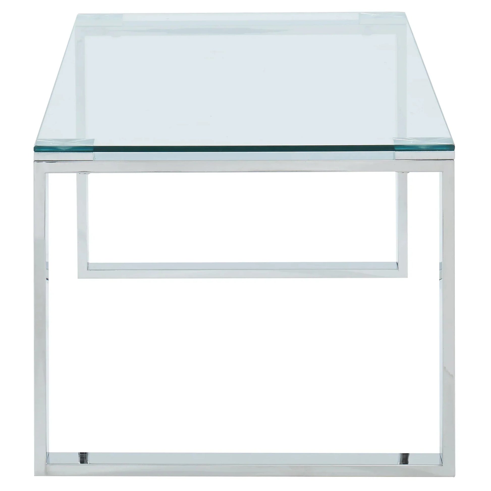 Zevon Coffee Table in Silver - Furniture Depot