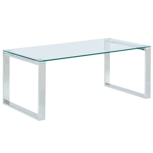 Zevon Coffee Table in Silver - Furniture Depot