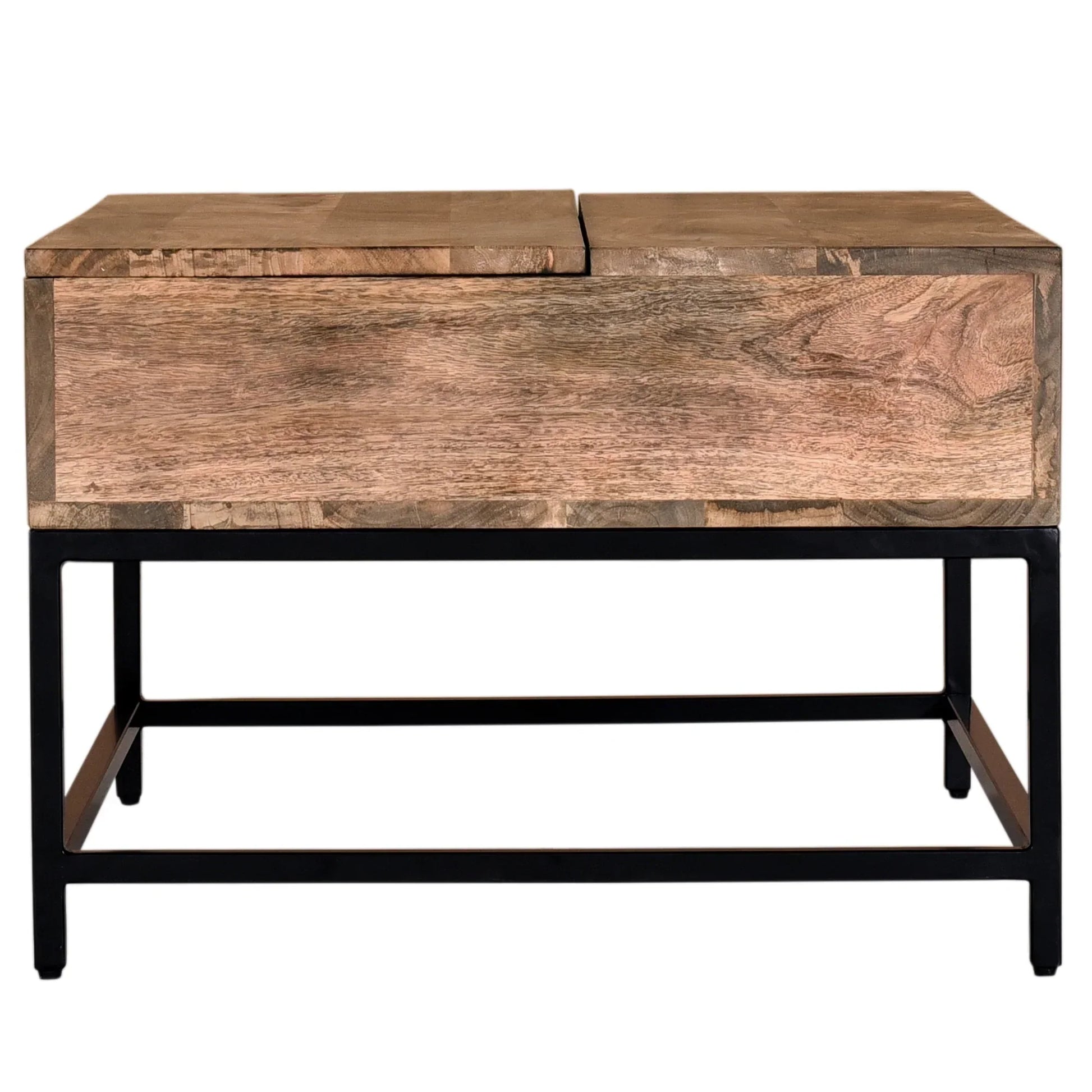 OJAS-LIFT-TOP COFFEE TABLE-NATURAL BURNT - Furniture Depot