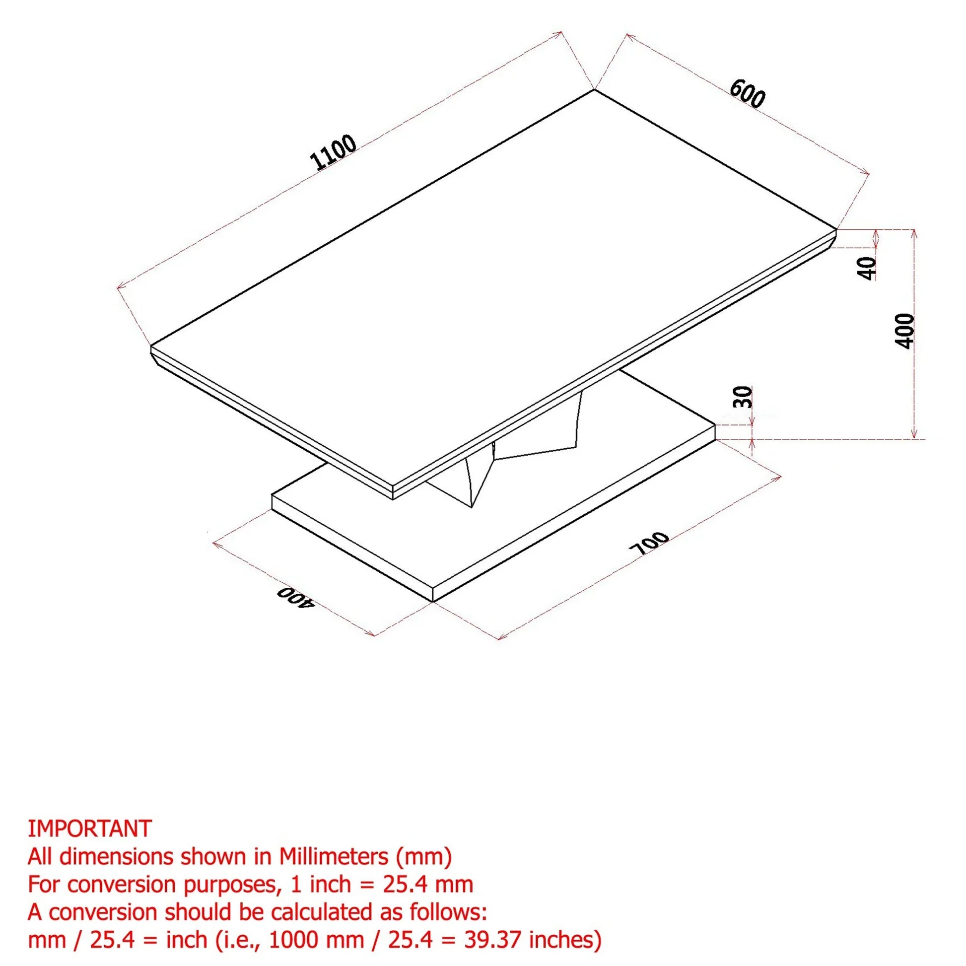 NAPOLI-COFFEE TABLE-GREY - Furniture Depot