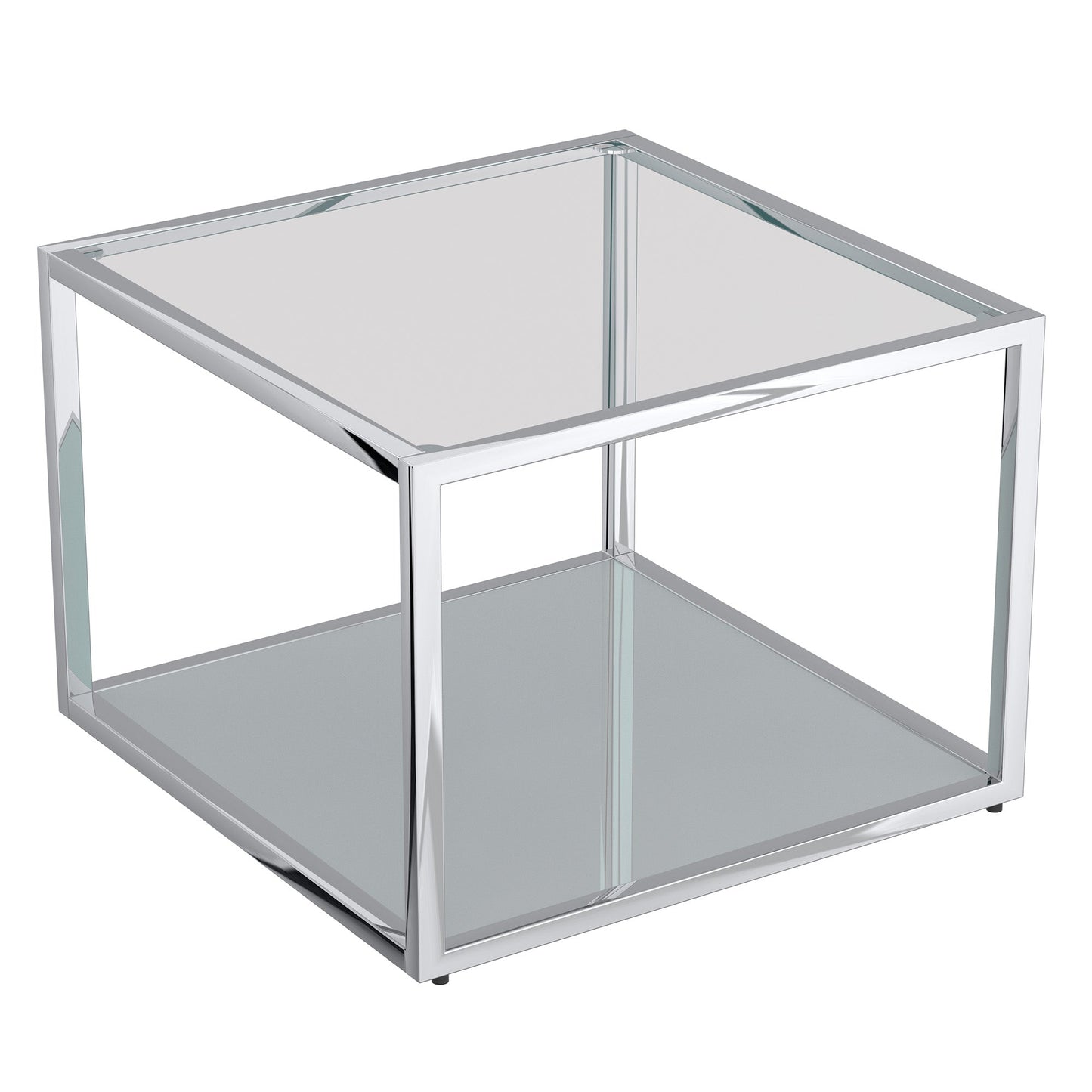 Casini 3pc Coffee Table Small Silver