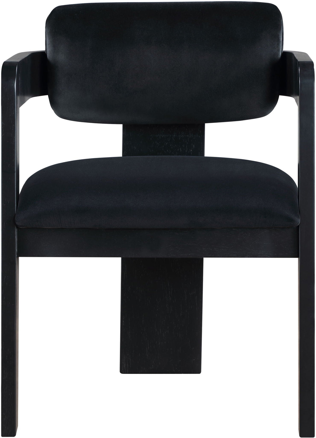 Sacha - Velvet Dining Chair With Black Base (Set of 2)