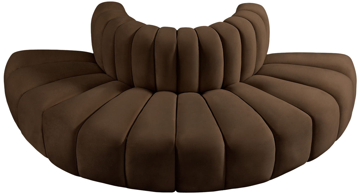 Arc - Velvet 4 Piece Modular Sofa