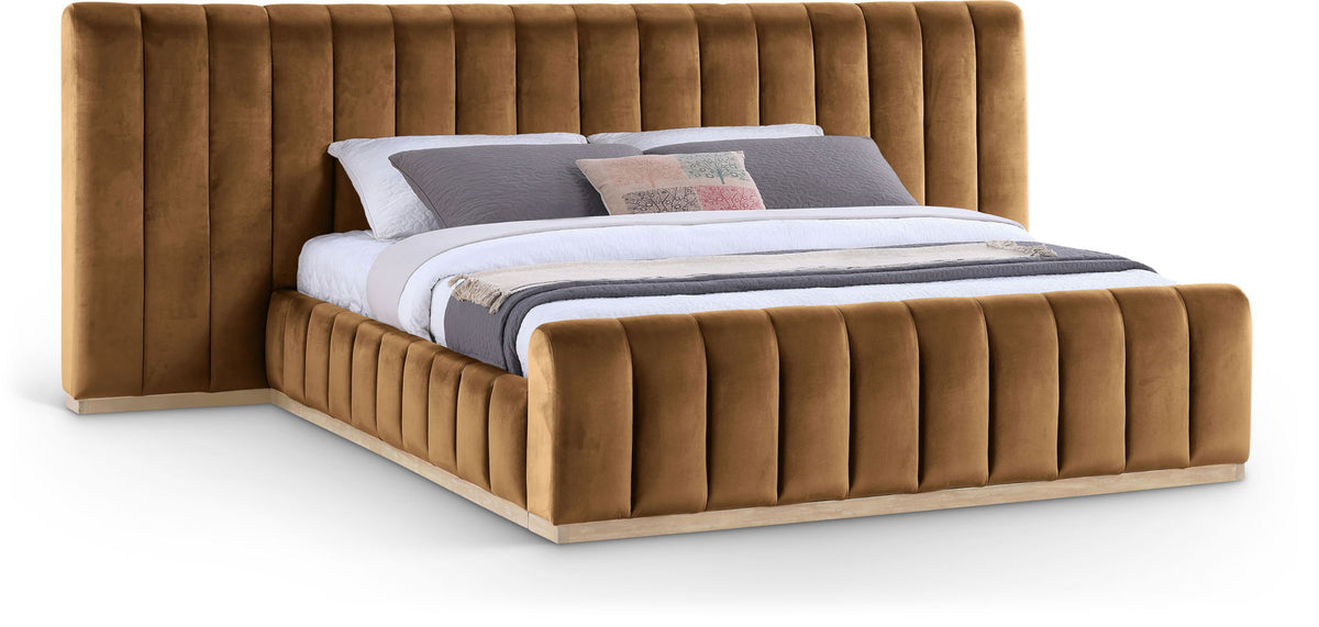 Amara - Velvet Upholstered Bed