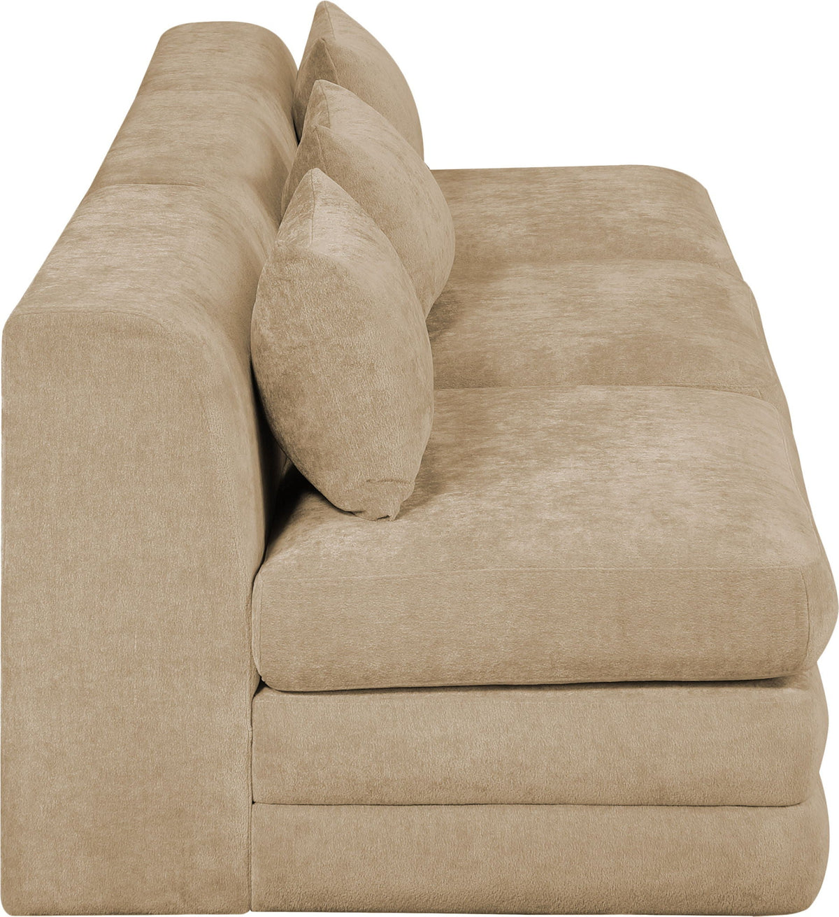 Stellar - 3 Piece 114" Upholstered Modular Armless Sofa