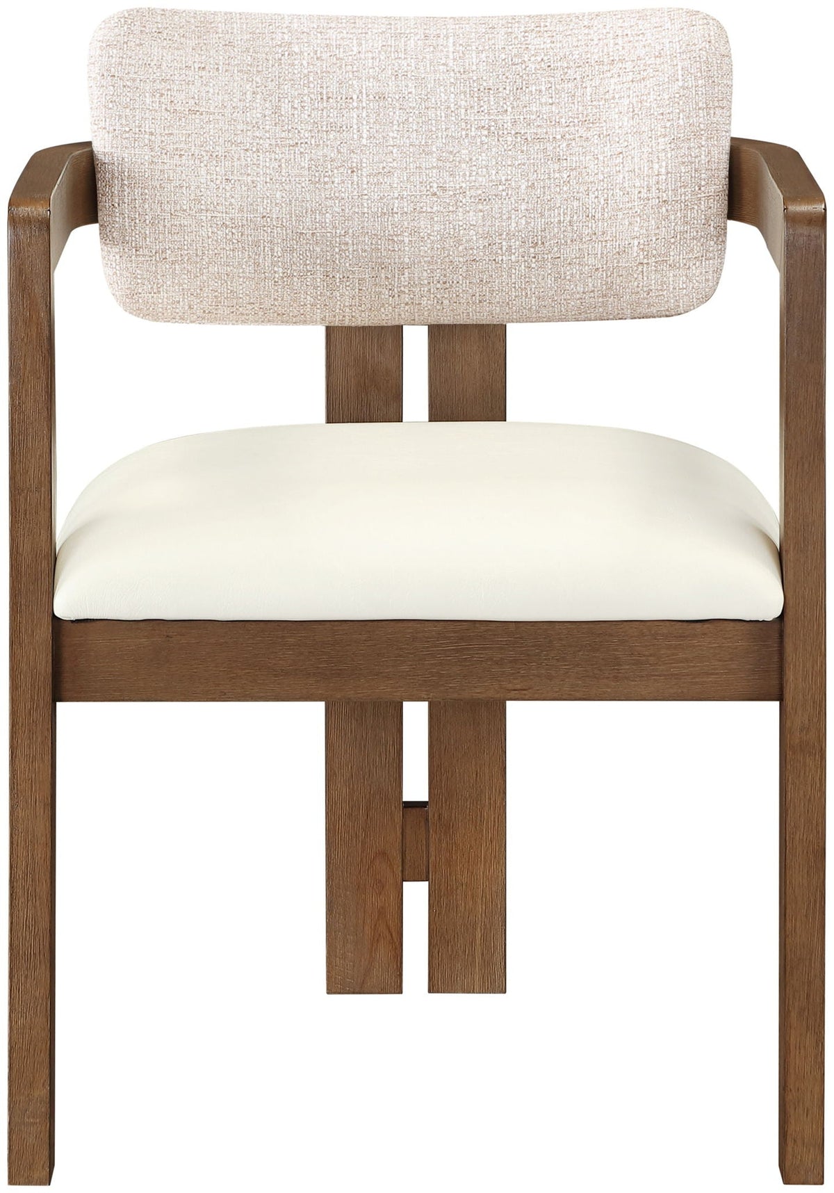 Ravina - Upholstered Dining Chair With Stained Brown Base (Set of 2)