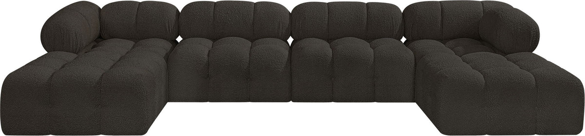 Ames - 6 Piece Fabric Modular U-Shaped Sectional
