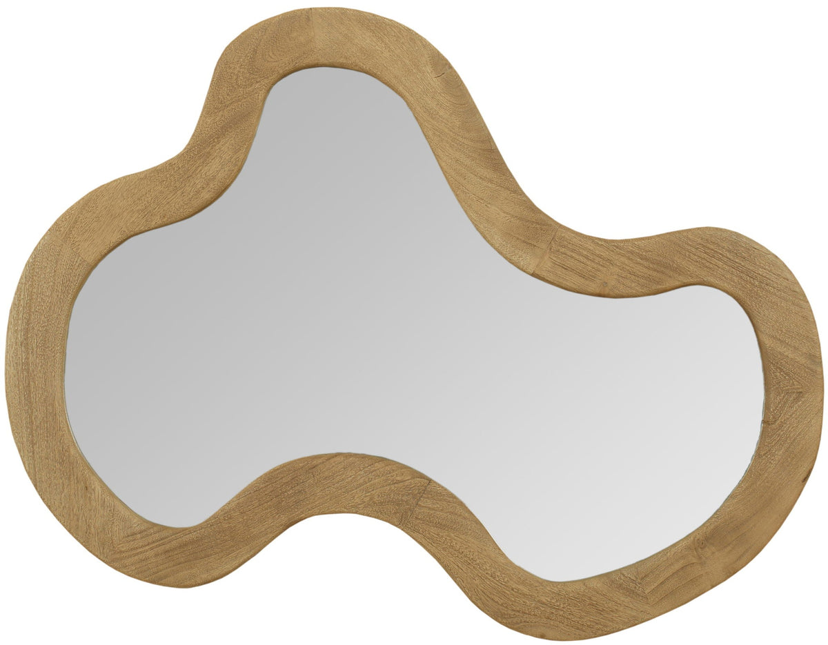 Oblique - Mirror - Wood