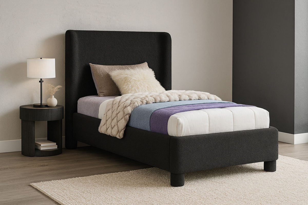 Penny - Boucle Fabric Bed