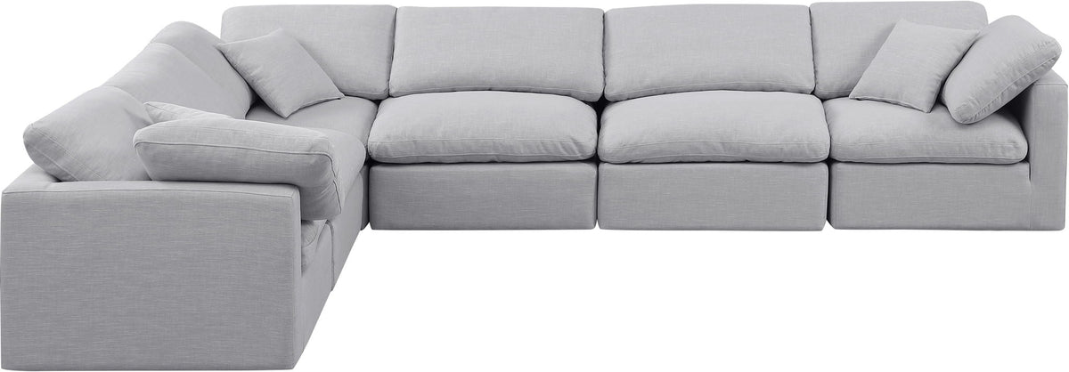 Indulge - Linen 6 Piece Modular Corner Sectional
