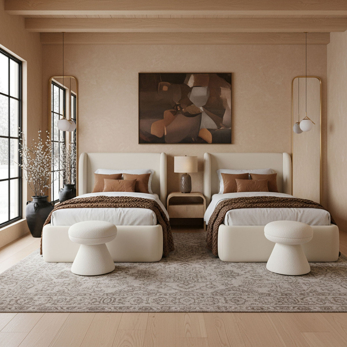 Warby - Upholstered Bed