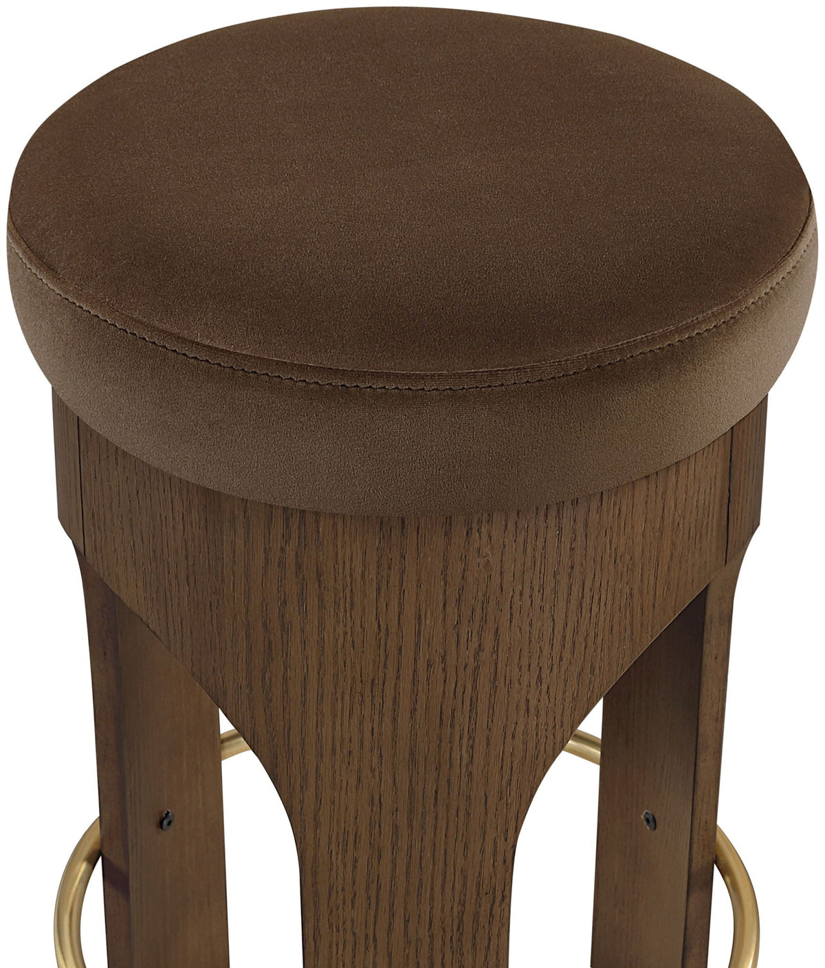 Bocceli - Counter Stool - Brown Base