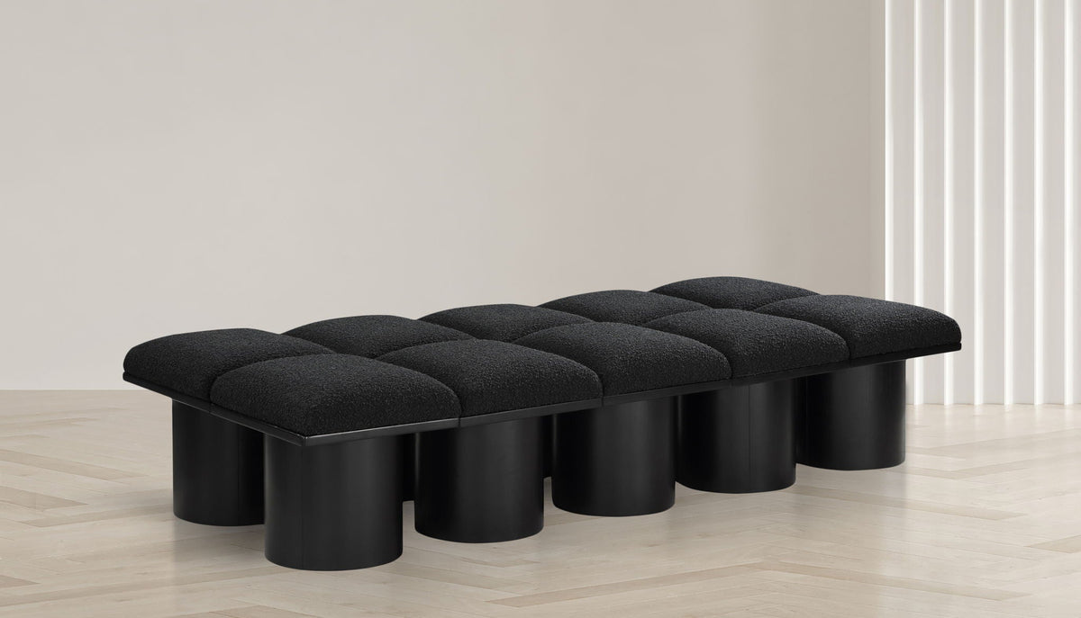 Pavilion - 10 Piece Modular Bench With Black Base