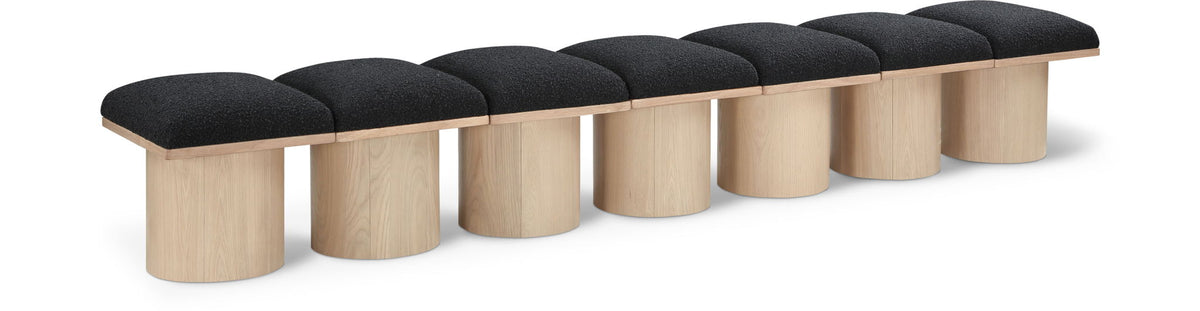 Pavilion - 7 Piece Modular Bench With Natural Base
