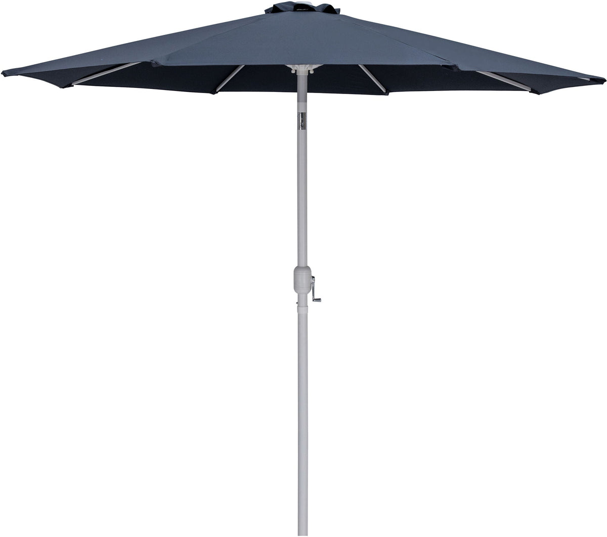 Fiji - Aluminum Patio Umbrella With Square Teak And White Base