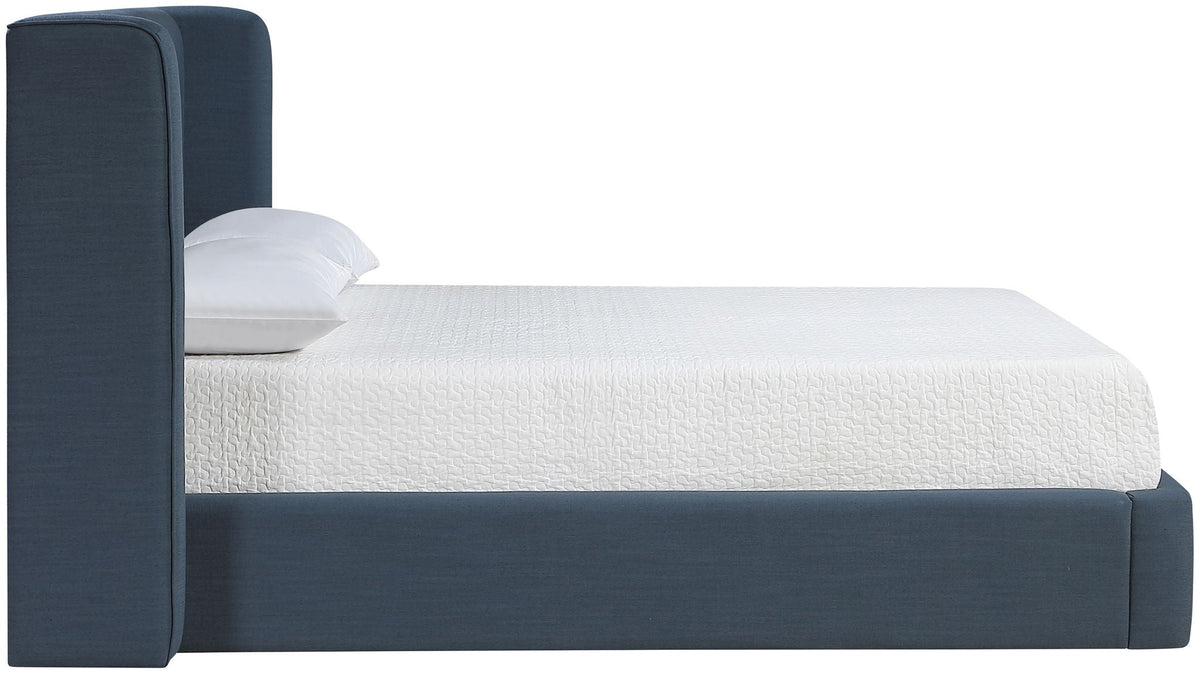 Kendall - Linen Textured Fabric Upholstered Bed
