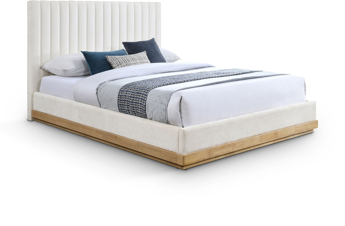 Emmet - Fabric Bed - Light Brown Base