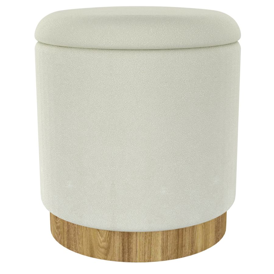 Alya Round Storage Ottoman