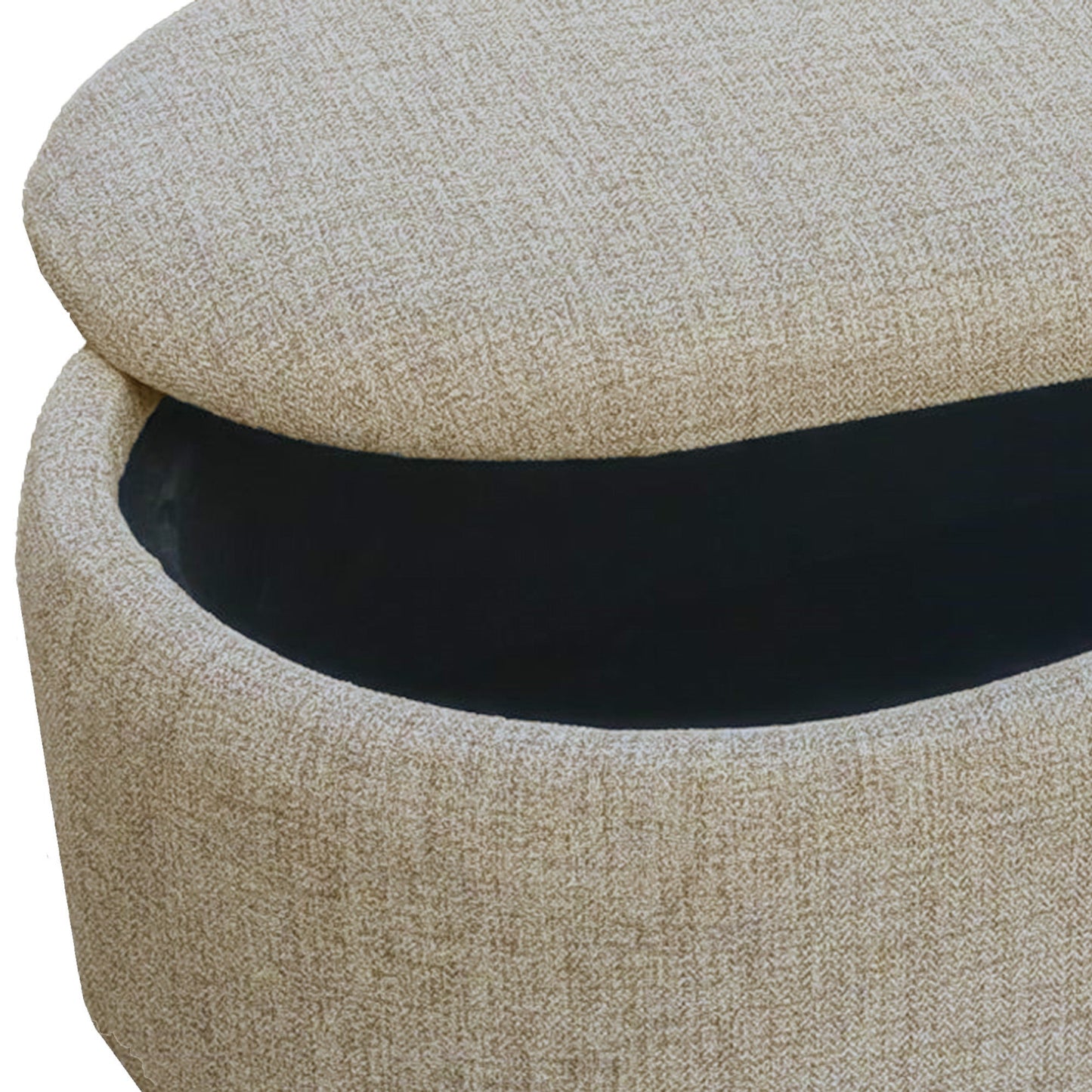 Sezron Storage Ottoman Bench Warm Grey