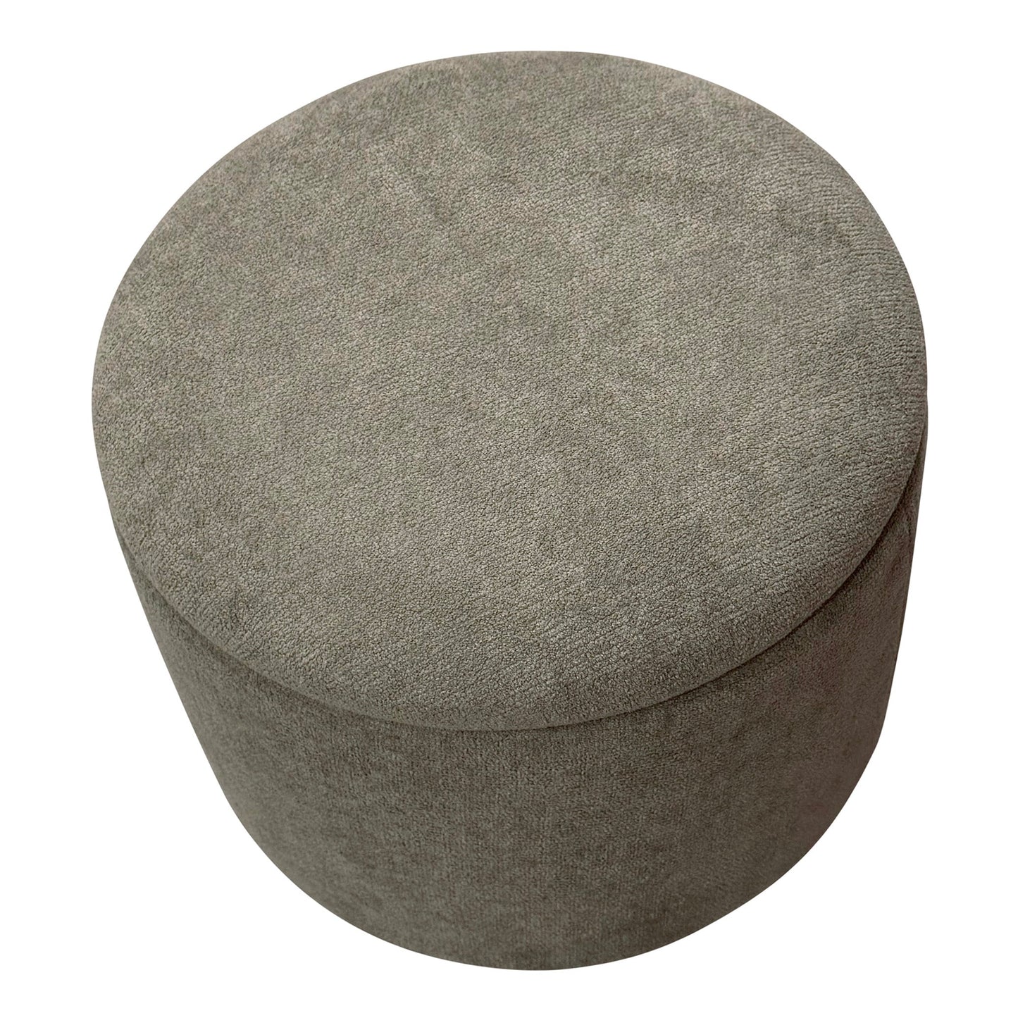 Sadie Round Storage Ottoman Moss