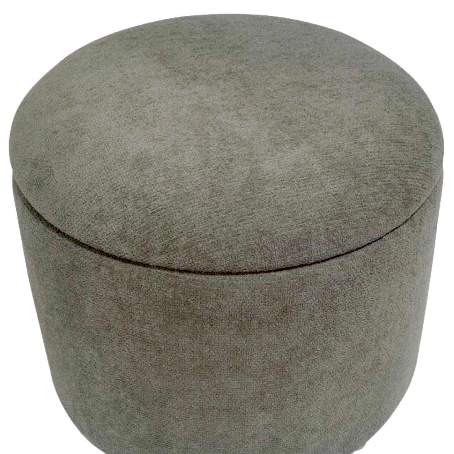 Sadie Round Storage Ottoman Moss