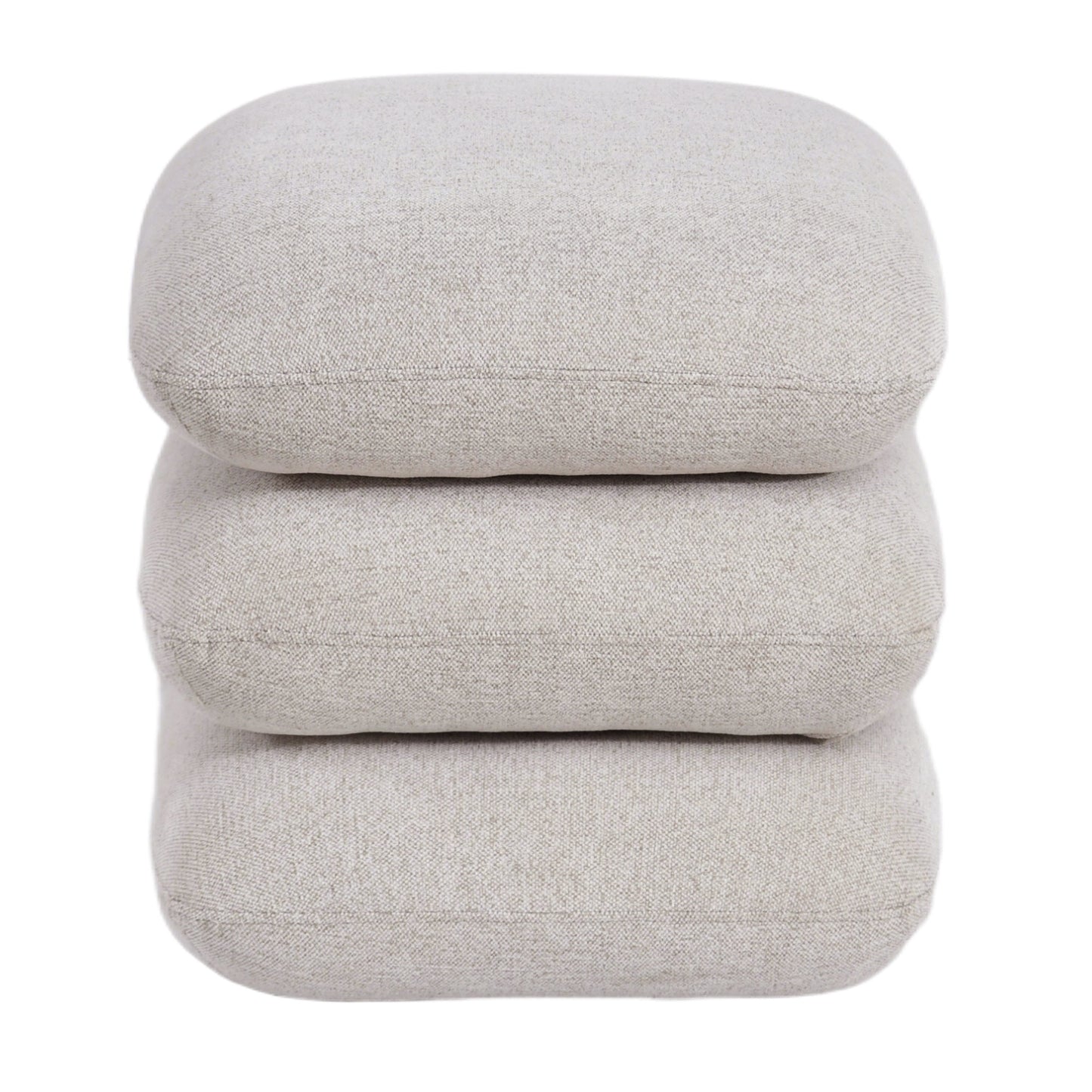 Rylee Square Ottoman Beige