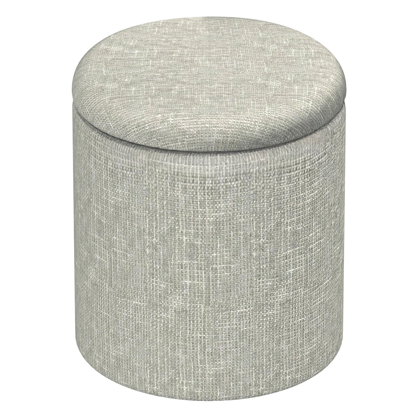 Twyla Round Storage Ottoman Sage