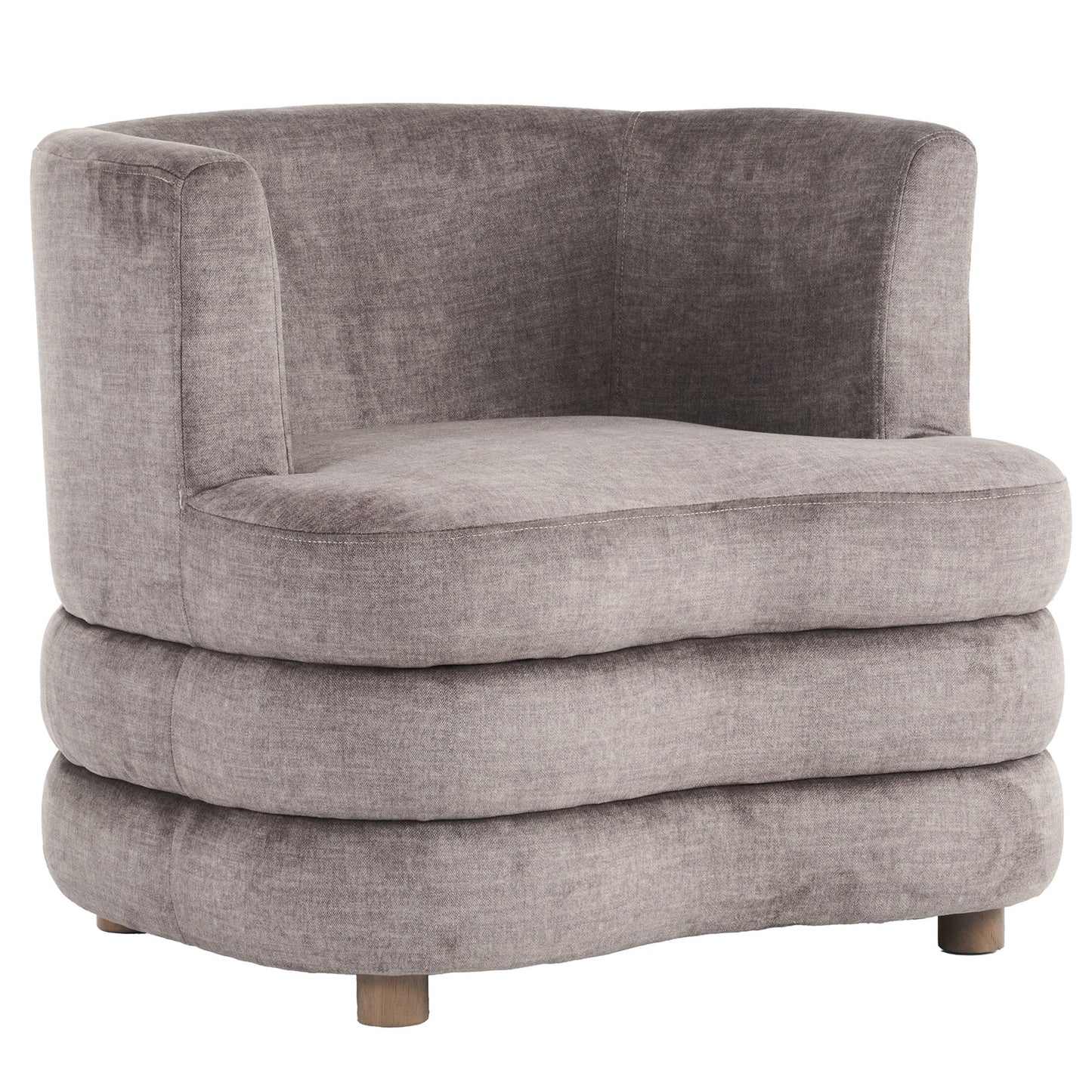 Dorian Accent Chair Dark Taupe
