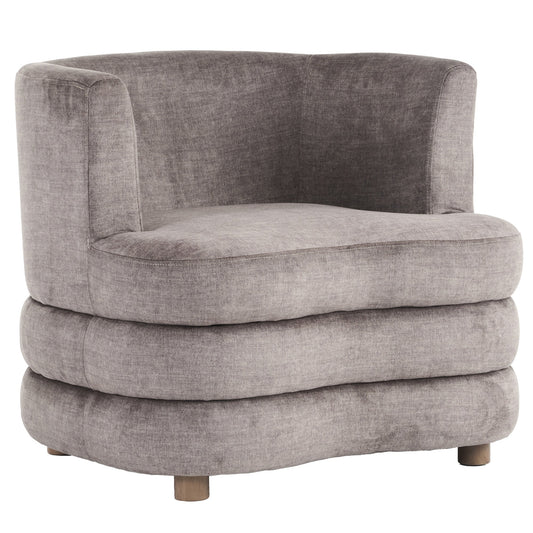 Dorian Accent Chair Dark Taupe
