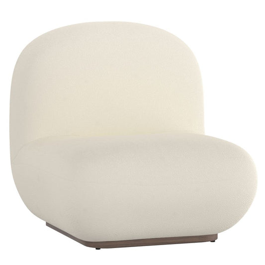 Zilano Accent Chair in Ivory Boucle