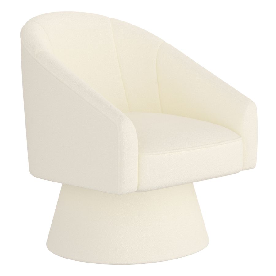 Tilsy Accent Chair in Ivory Boucle