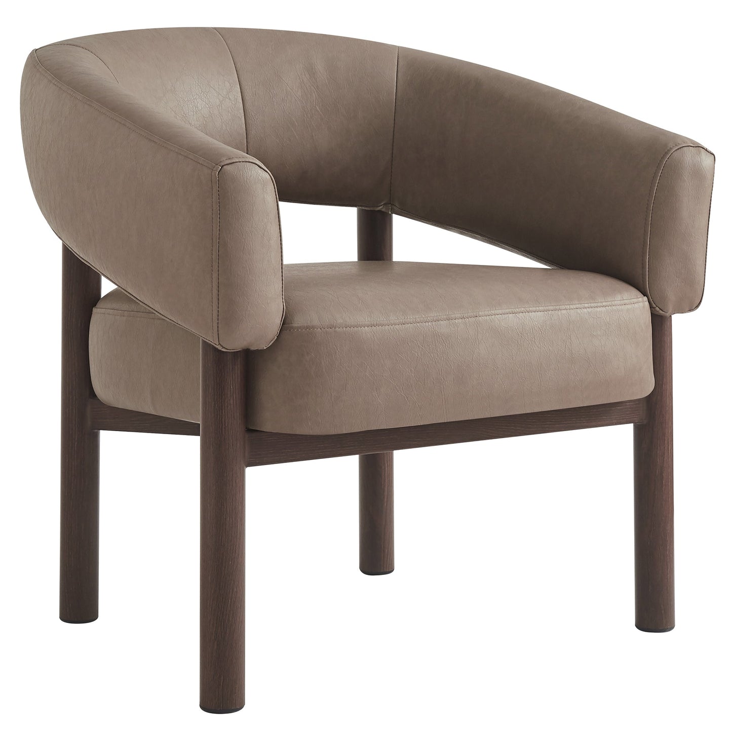 Allegra Accent Chair Dark Taupe