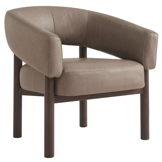 Allegra Accent Chair Dark Taupe
